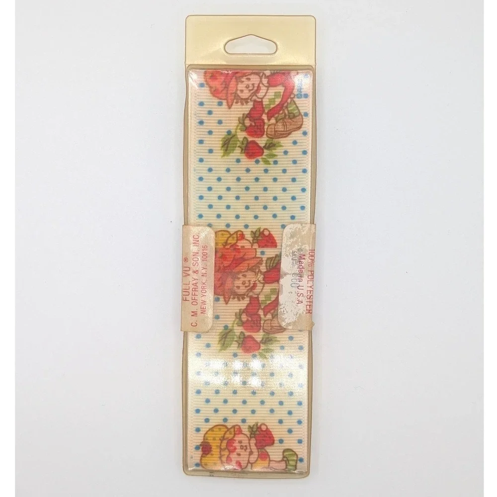 Strawberry Shortcake Vintage Offray Grosgrain Ribbon 1.5